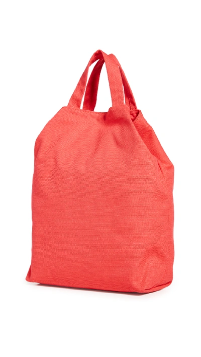 Shop Baggu Duck Bag In Punch Red