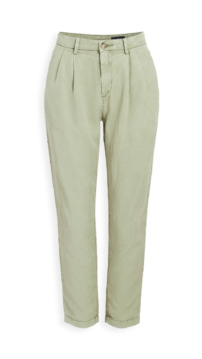 Shop Ag Evan Trousers In Olive