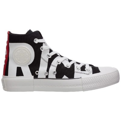 John Richmond Men's Shoes High Top Trainers Sneakers In Black | ModeSens