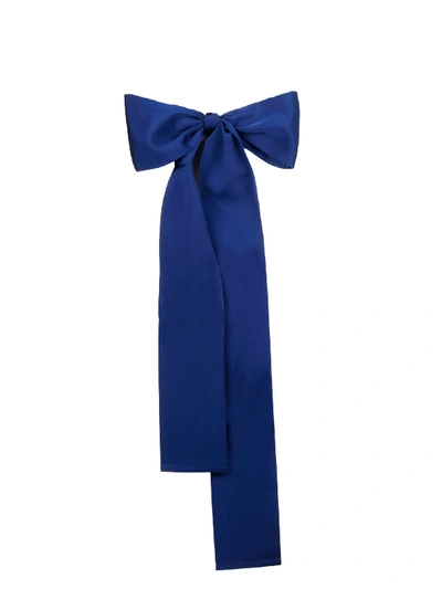Shop Sara Roka Bow Sash Belt In Blue