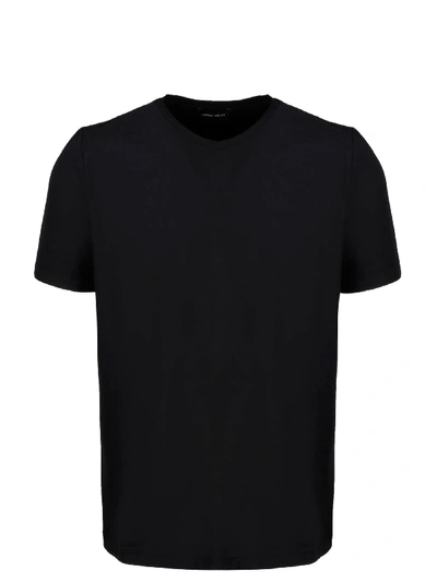 Shop Roberto Collina Basic T-shirt In Black