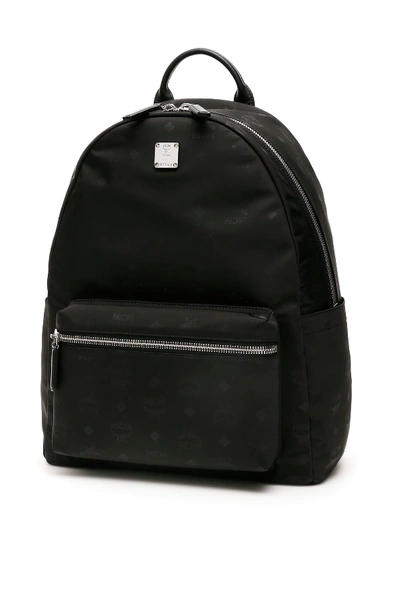 Shop Mcm Medium Dieter Monogram Backpack In Black (black)