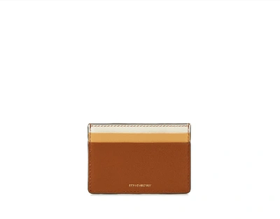 Shop Strathberry Cardholder In Tan/caramel/vanilla