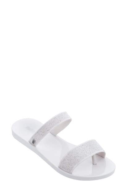 white sparkle slides