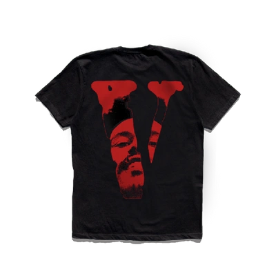 Pre-owned The Weeknd  X Vlone After Hours Blood Drip Tee Black