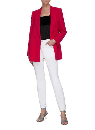 Shop Blazé Milano Cool & Easy Everyday' Double Breast Blazer In Pink