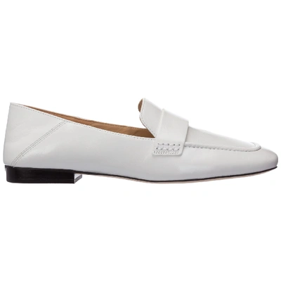 Shop Michael Kors Women's Leather Loafers Moccasins  Emery In White