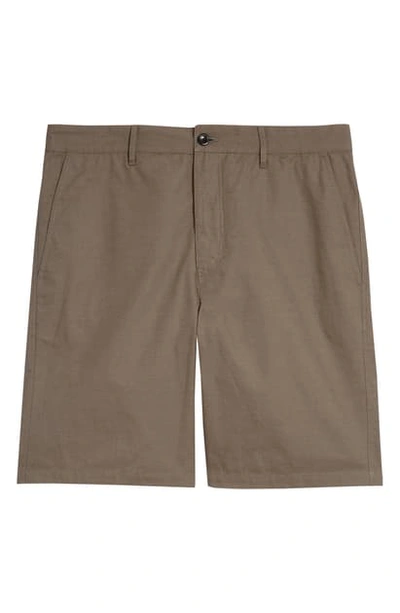 Shop Norse Projects Josef Cotton & Linen Shorts In Taupe