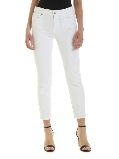 Shop 7 For All Mankind Roxanne Ankle Jeans In White