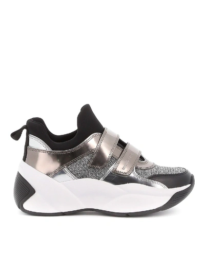 Shop Michael Kors Keeley Sneakers In Silver