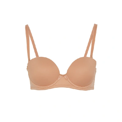 Shop Wacoal Respect Almond Strapless Bra In Nude