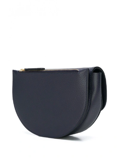 Shop Wandler Anna Leather Belt Bag In Blue