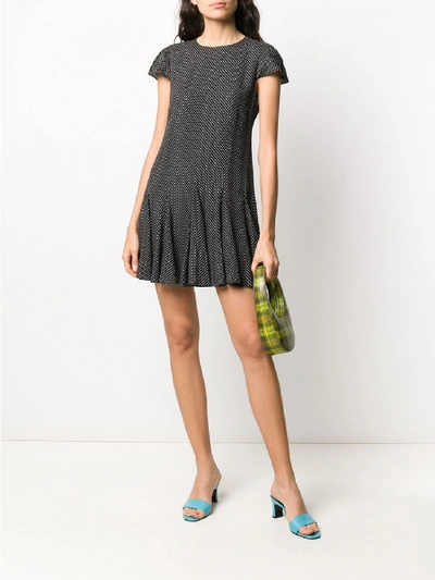 Shop Alice And Olivia Dolly Dress In Black