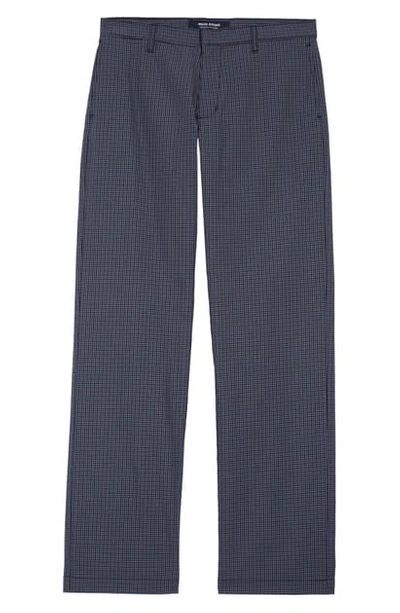 Shop Noon Goons Crestline Check Pants In Checkered Navy