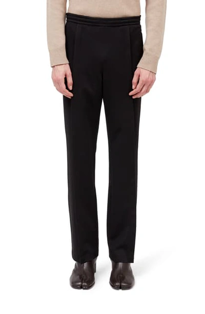 Shop Maison Margiela Knit Pants In Black