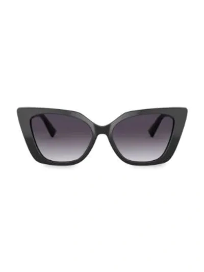 Shop Valentino 56mm Cat Eye Sunglasses In Black