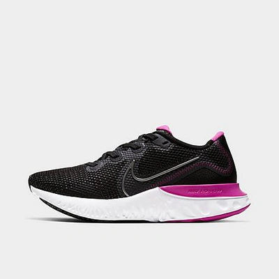 Shop Nike Women's Renew Run Running Shoes In Pink/black