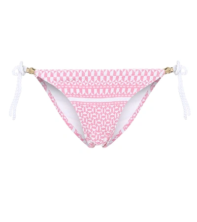 Shop Heidi Klein Buenos Aires Printed Bikini Bottoms In Pink