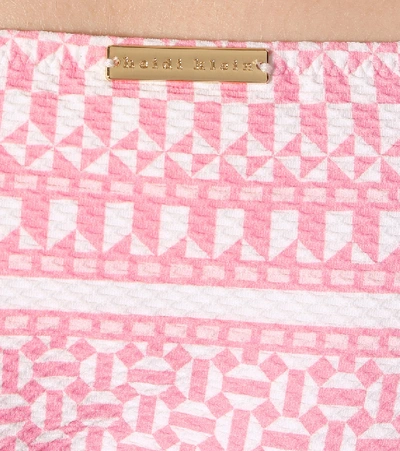 Heidi Klein Buenos Aires Printed Bikini Bottoms In Pink