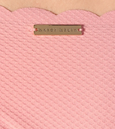 Heidi Klein South Beach Scalloped Bikini Bottoms In Pink