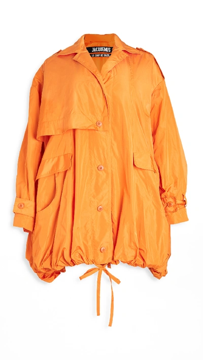 Shop Jacquemus The Ouro Parka In Orange