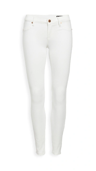 Shop Blank Denim Mercer Mid Rise Skinny Jeans In Great White