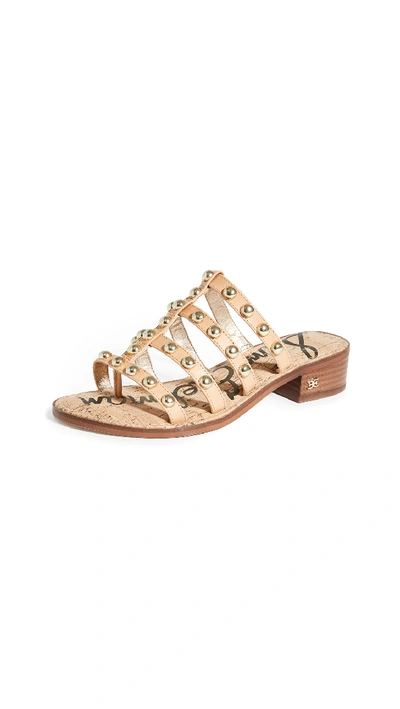 Shop Sam Edelman Juniper Slides In Natural Sand