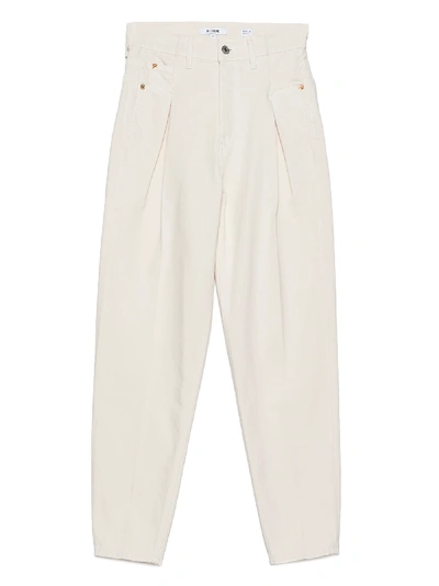 Shop Re/done 40s Zoot Jeans In White
