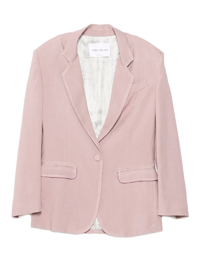 Shop Hebe Studio C Lover Blazer In Pink