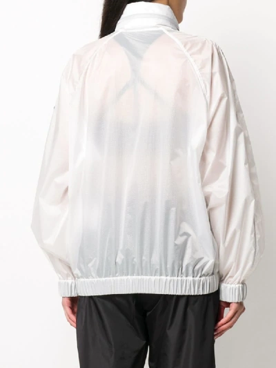 Shop Moncler Groseille Lightweight Ripstop Jacket In White