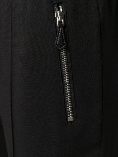Shop Ermanno Scervino Drawstring Track Trousers In Black