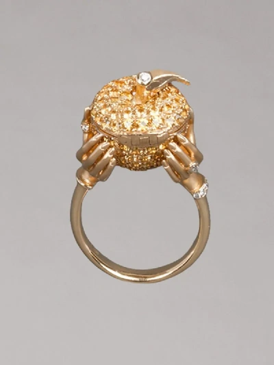 Stephen Webster Small Poison Apple Ring In Yellow