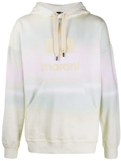 Shop Isabel Marant Miley Gradient-effect Hoodie In Yellow