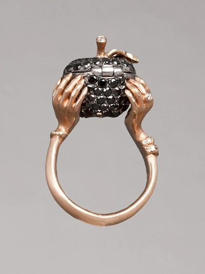 Stephen Webster Small Poison Apple Ring In Black