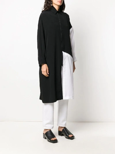 Shop Yohji Yamamoto Hemd Im Oversized-look In Black