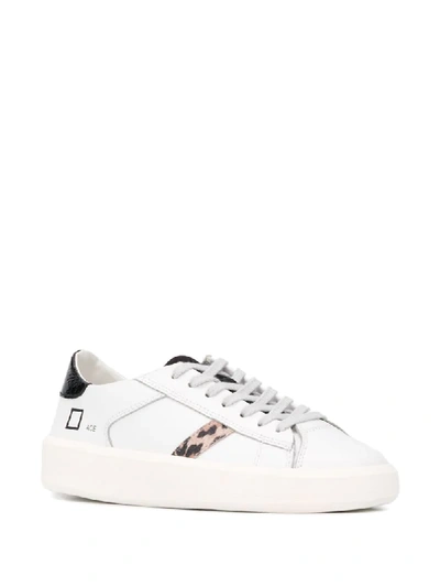 Shop Date Flat Low Top Sneakers In White