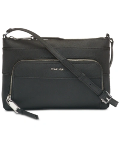 Calvin Klein Lily Signature Crossbody in Natural