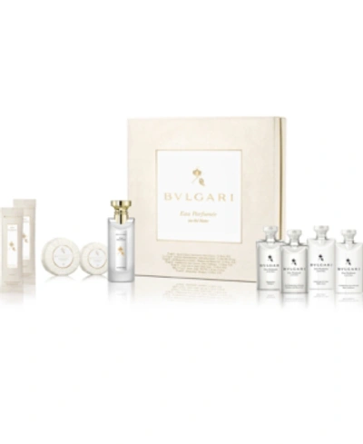 Shop Bvlgari 9-pc. Eau Parfumee Au The Blanc Gift Set In N/a