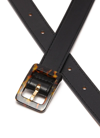 Shop Maison Boinet Nappa Leather Belt In Black