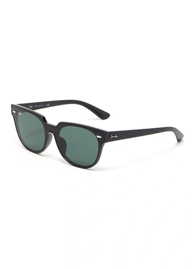 Ray Ban 'wayfarer' Acetate Frame Thin Temple Sunglasses In Black | ModeSens