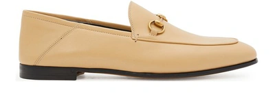 Shop Gucci Brixton Loafers In Beige