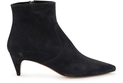 Shop Isabel Marant Derst Heeled Ankle Boots In Faded Black