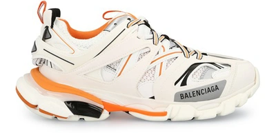 Shop Balenciaga Track Sneakers In Orange