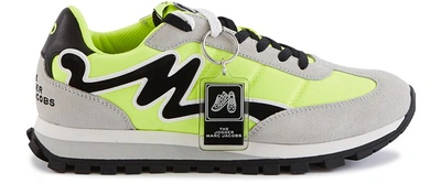 Shop Marc Jacobs Jogger Sneakers In Neon Yellow