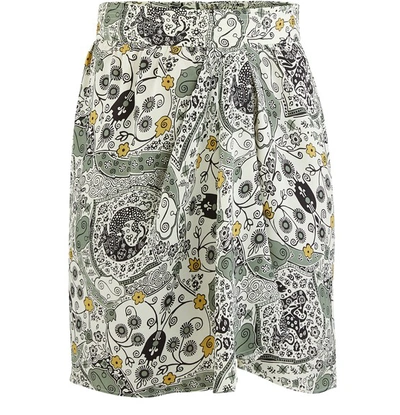 Shop Isabel Marant Étoile Cegart Skirt In Ecru Almond
