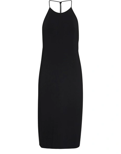 Shop Bottega Veneta Knot Back Dress In Black