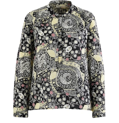 Shop Isabel Marant Étoile Maria Blouse In Black/beige