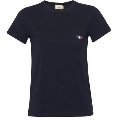Shop Maison Kitsuné Fox T-shirt In Navy
