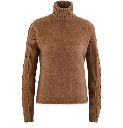 Shop Max Mara Formia Wool And Cashmere Jumper In Camel