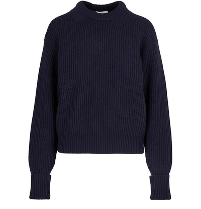 Shop Chloé Merino Wool Sweater In Stormy Night